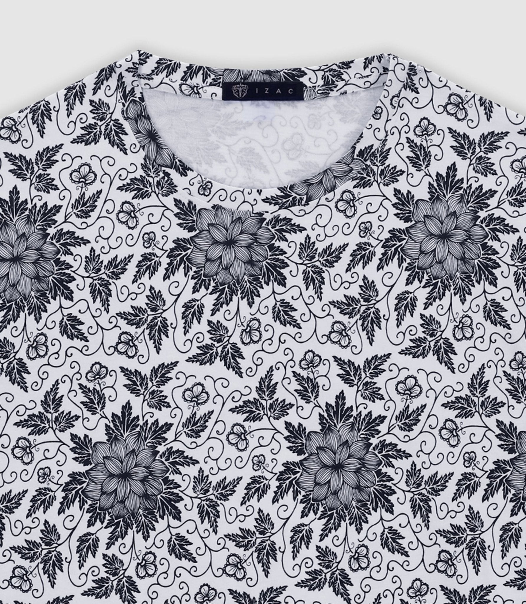 Tshirt BLEU - BLANC - IZAC