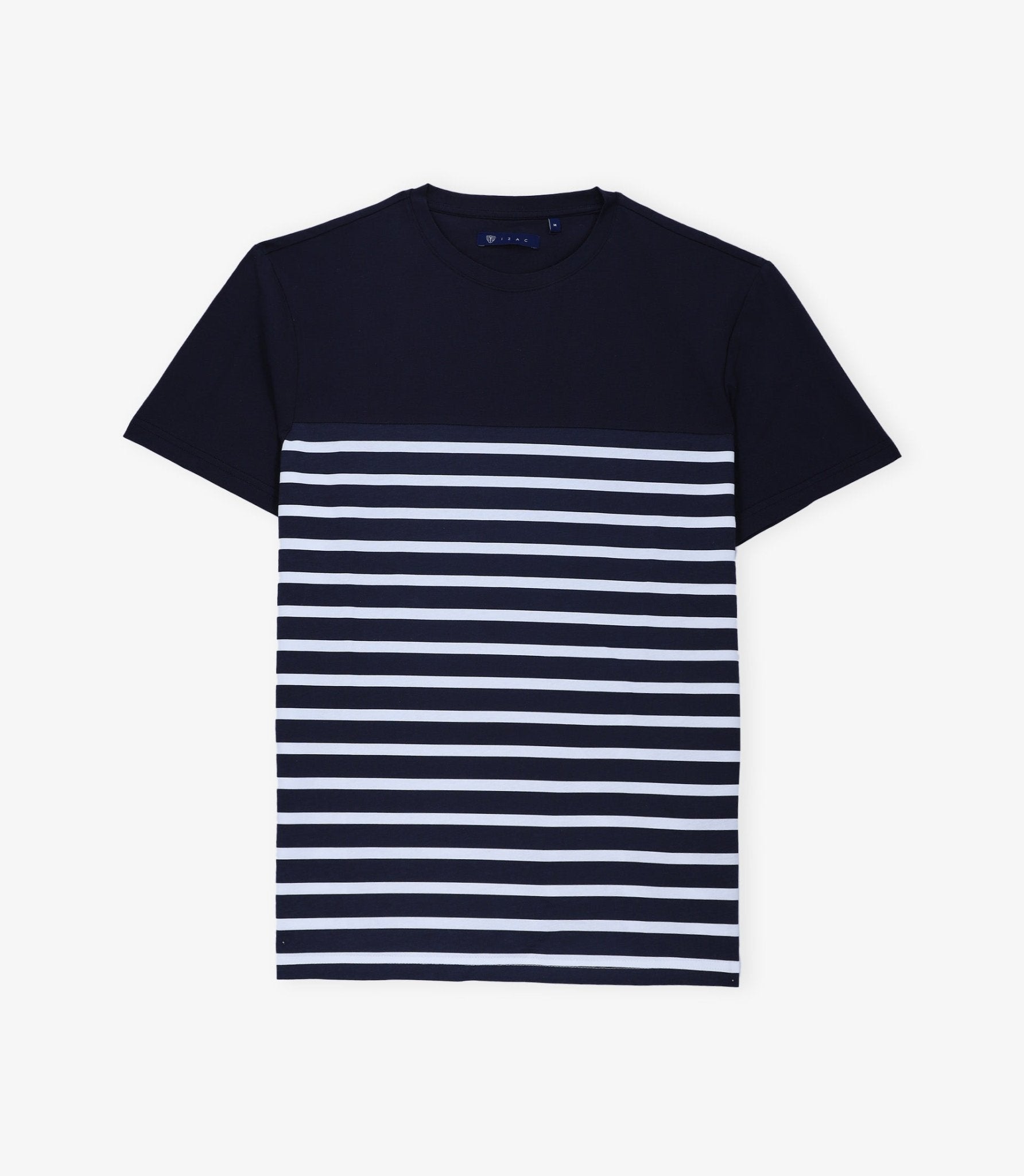 T-shirt rayé marine - IZAC