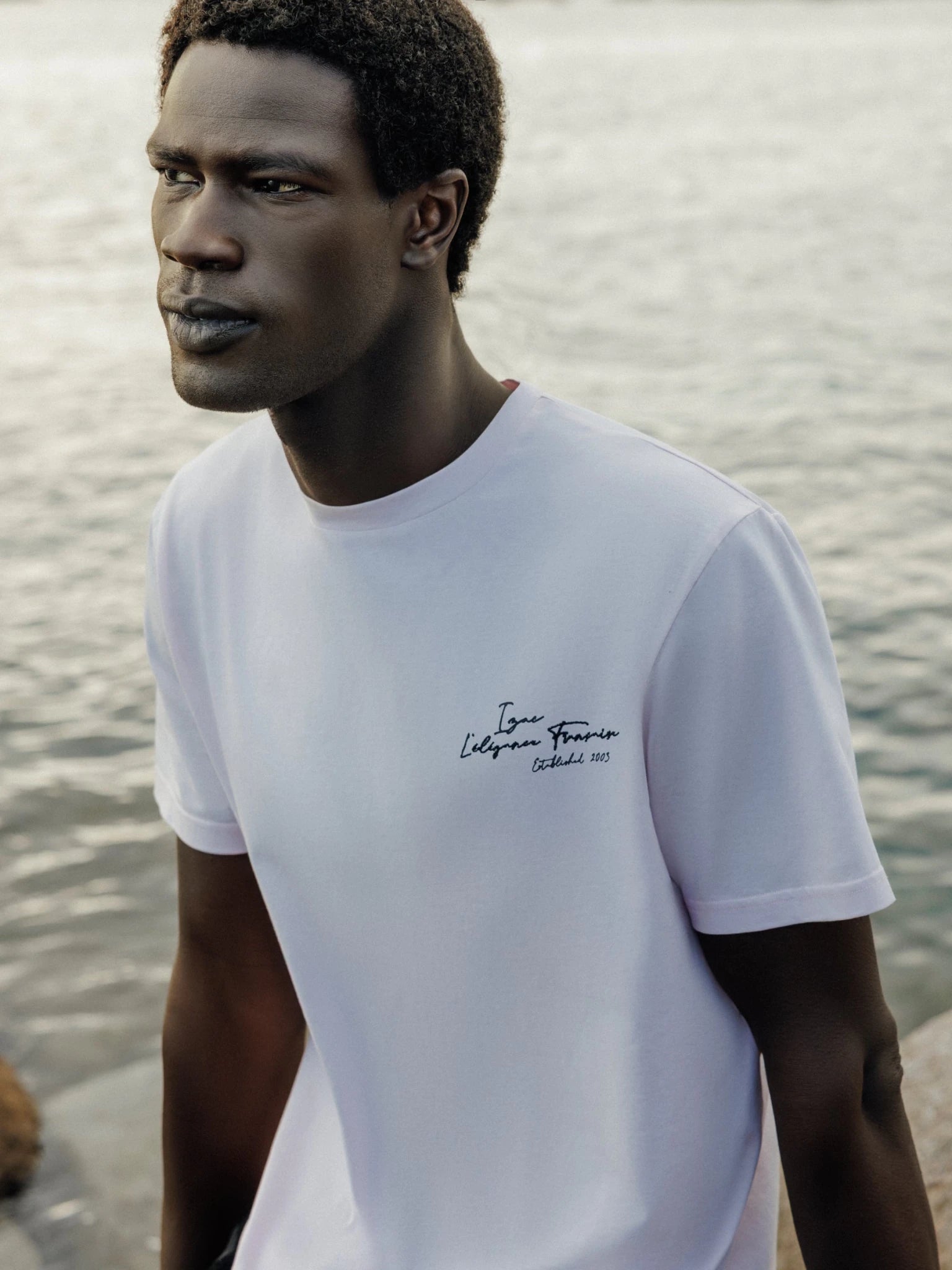 T-shirt col rond rose - IZAC