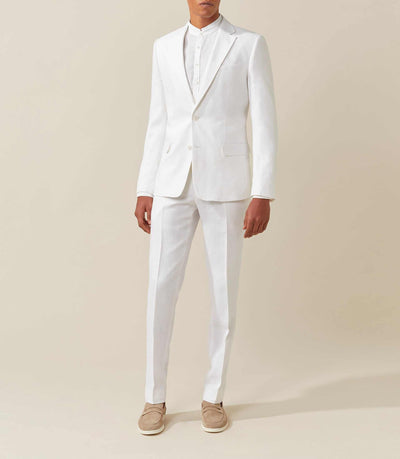Veste de costume blanche "London" - IZAC