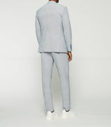 Veste séparable à rayures blanche et bleue CAPRI - IZAC