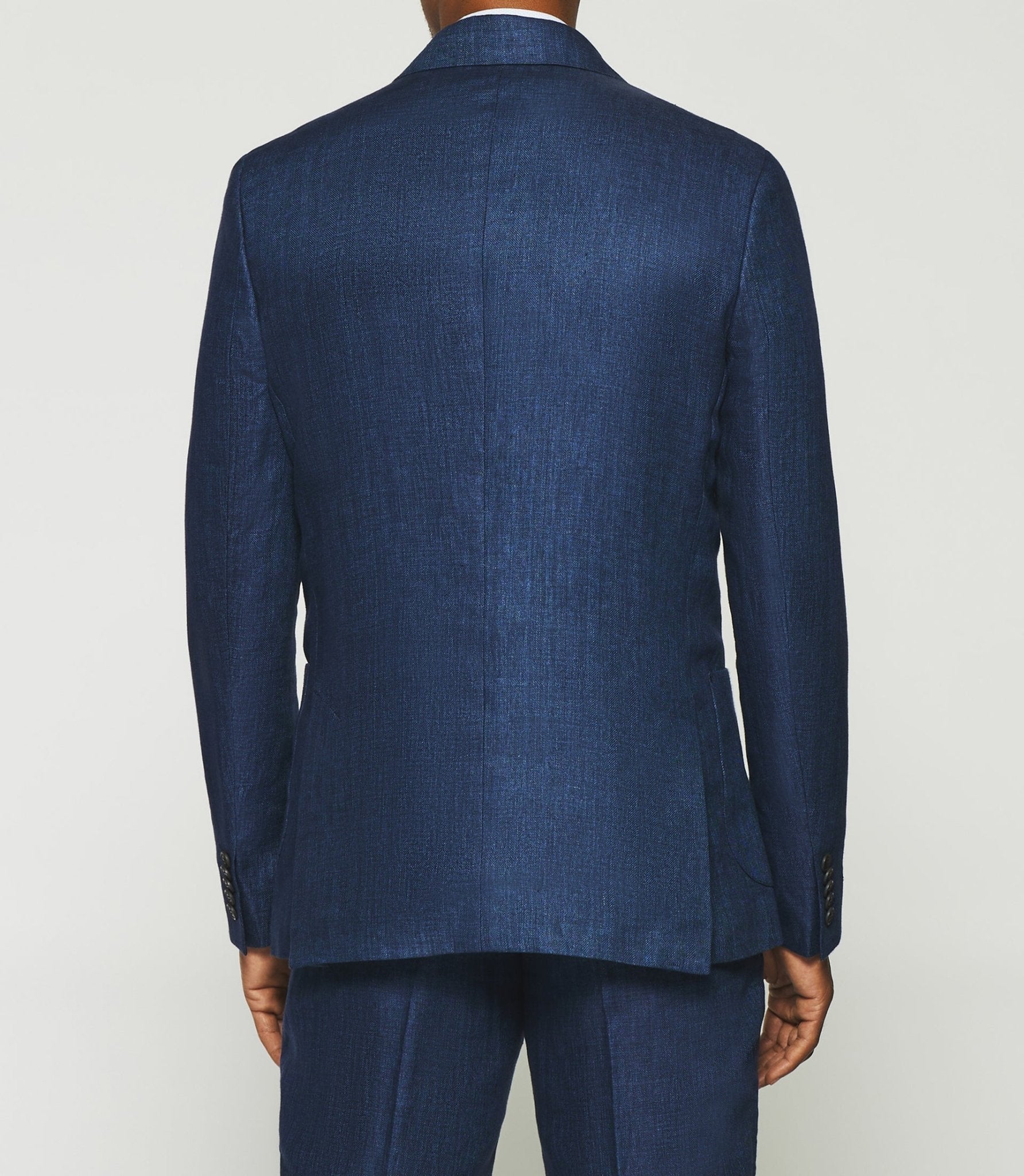 Veste séparable en lin marine CHANCE - IZAC