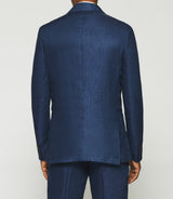 Veste séparable en lin marine CHANCE - IZAC