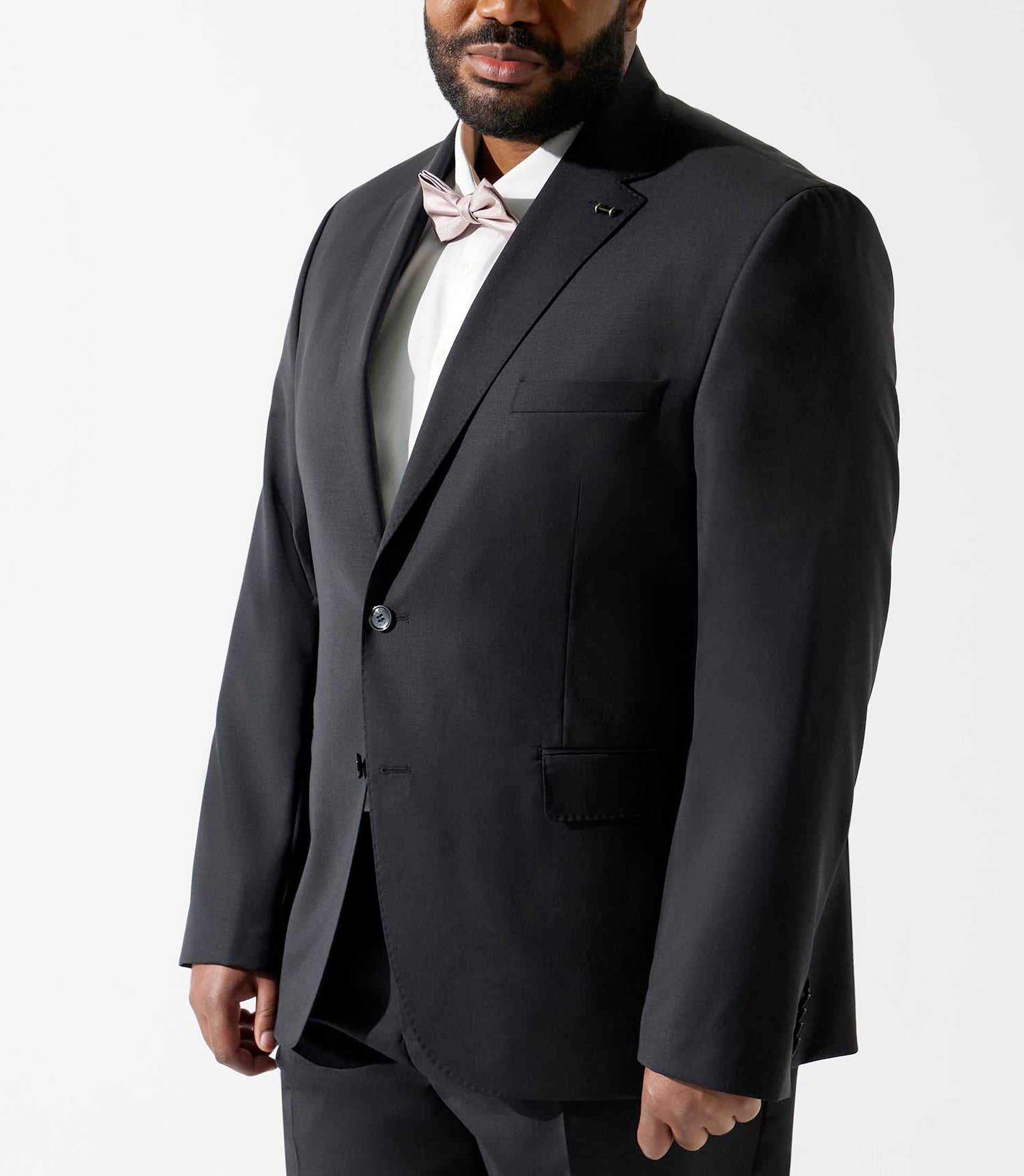 Veste en laine noir FLATEURBT - IZAC