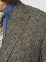 Veste ville en tweed marron SABLE - IZAC