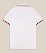 Polo en maille piquée blanc - IZAC
