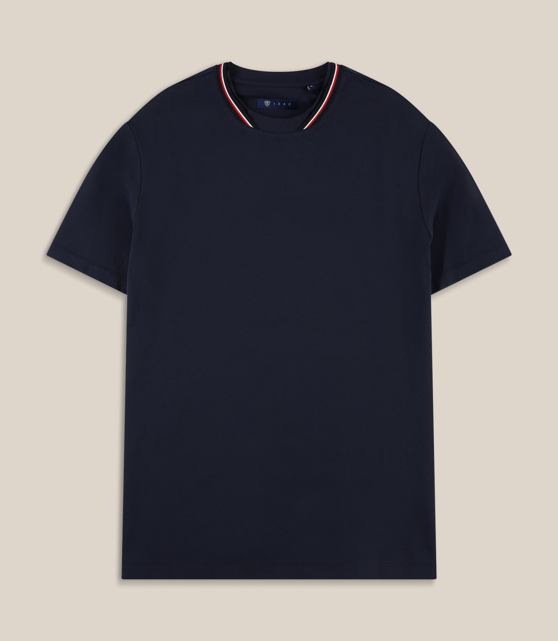 T-shirt col teddy marine - IZAC