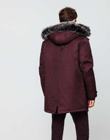 Parka multipoche bordeaux - IZAC
