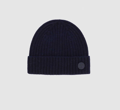 Bonnet en maille marine YATCH - IZAC