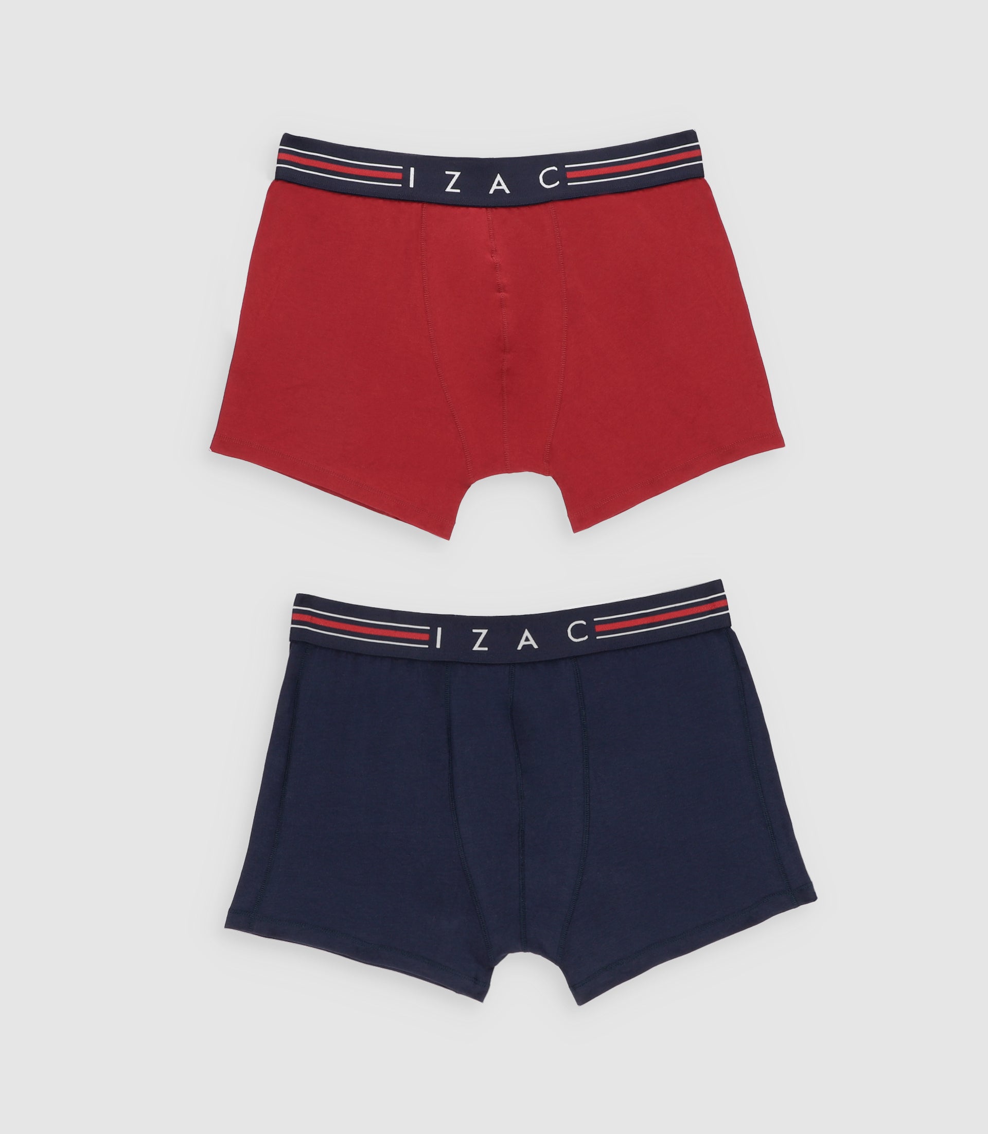 Pack de 2 boxers marine et rouge KOPS - IZAC