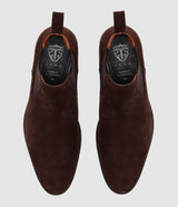 Bottines élastiques en suède marron OPHELI - IZAC
