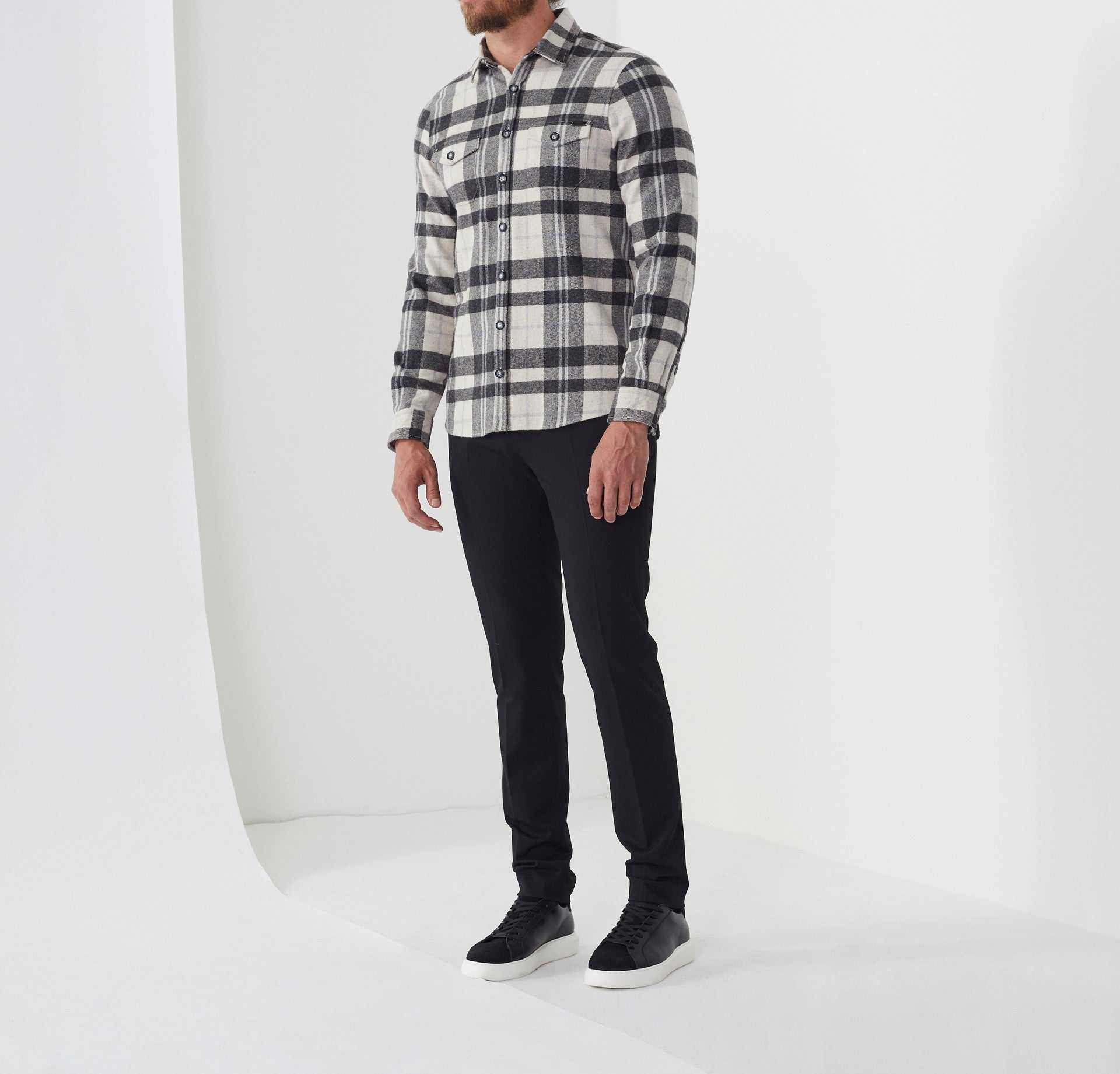 Chemise casual beige "Aaron" - IZAC