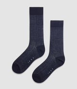 Chaussettes fil d'Ecosse marine RICOTE - IZAC
