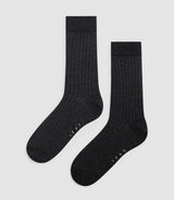 Chaussettes fil d'Ecosse noire RICOTE - IZAC