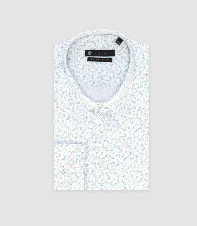 Chemise ville à imprimé vert "Tifast012" - IZAC