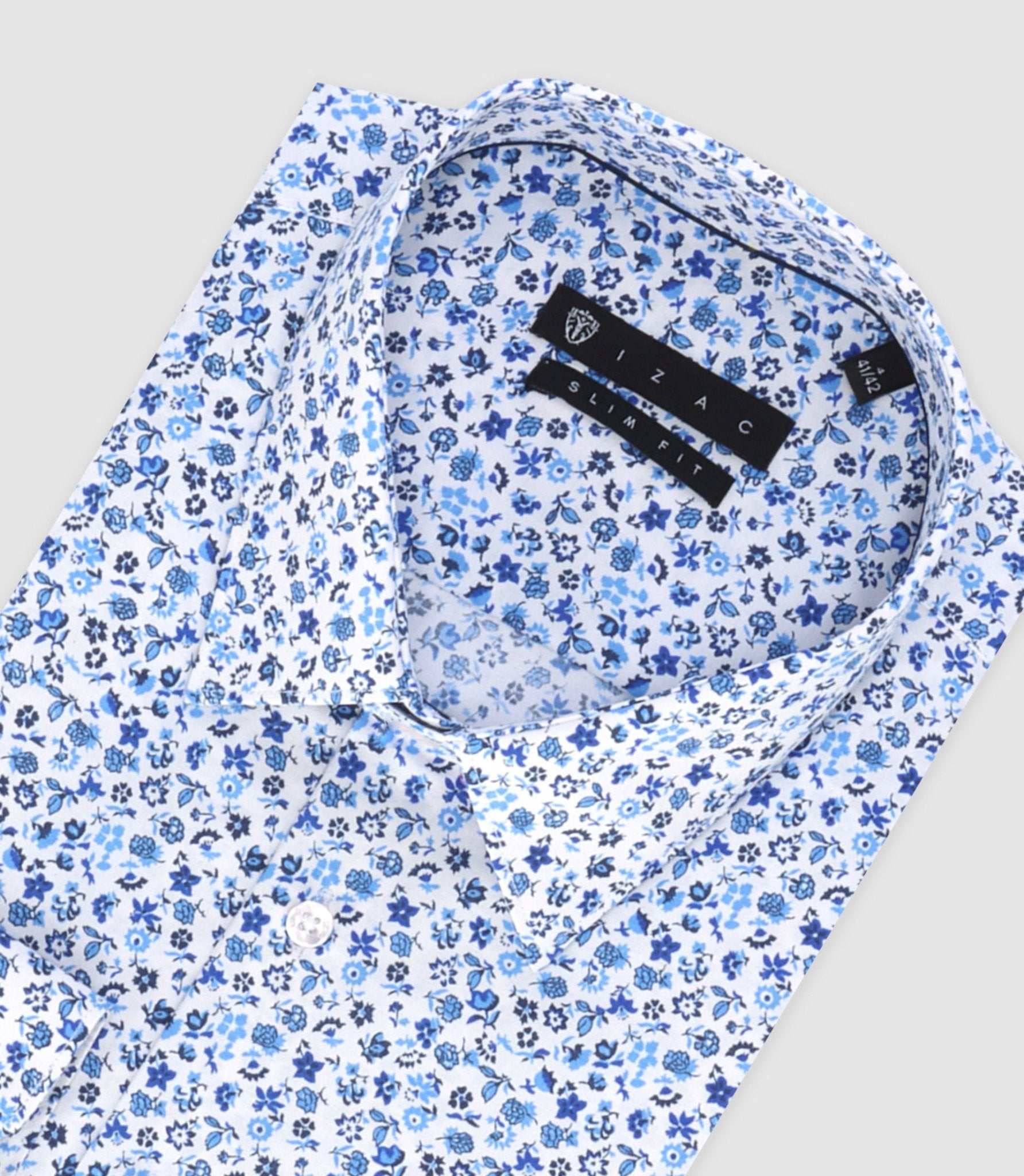 Chemise ville bleu et rouge "Tifast018" - IZAC
