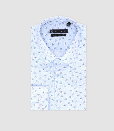 Chemise ville bleu "Tifast020" - IZAC