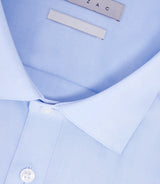 Chemise repassage facile bleu ciel "Merlin" - IZAC