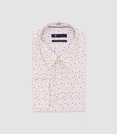 Chemise imprimée écru - IZAC