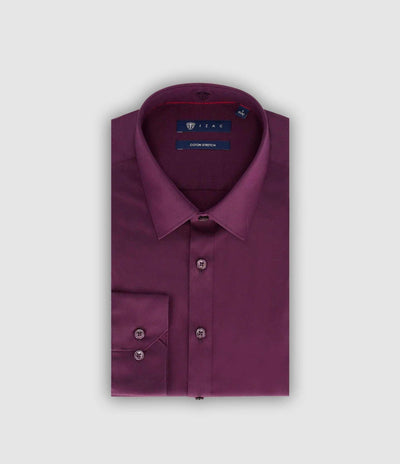 Chemise prune MALTE - IZAC