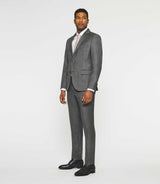 Costume 2 boutons en laine gris - IZAC