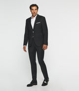 Costume 2 boutons en laine noir LIBERTE - IZAC