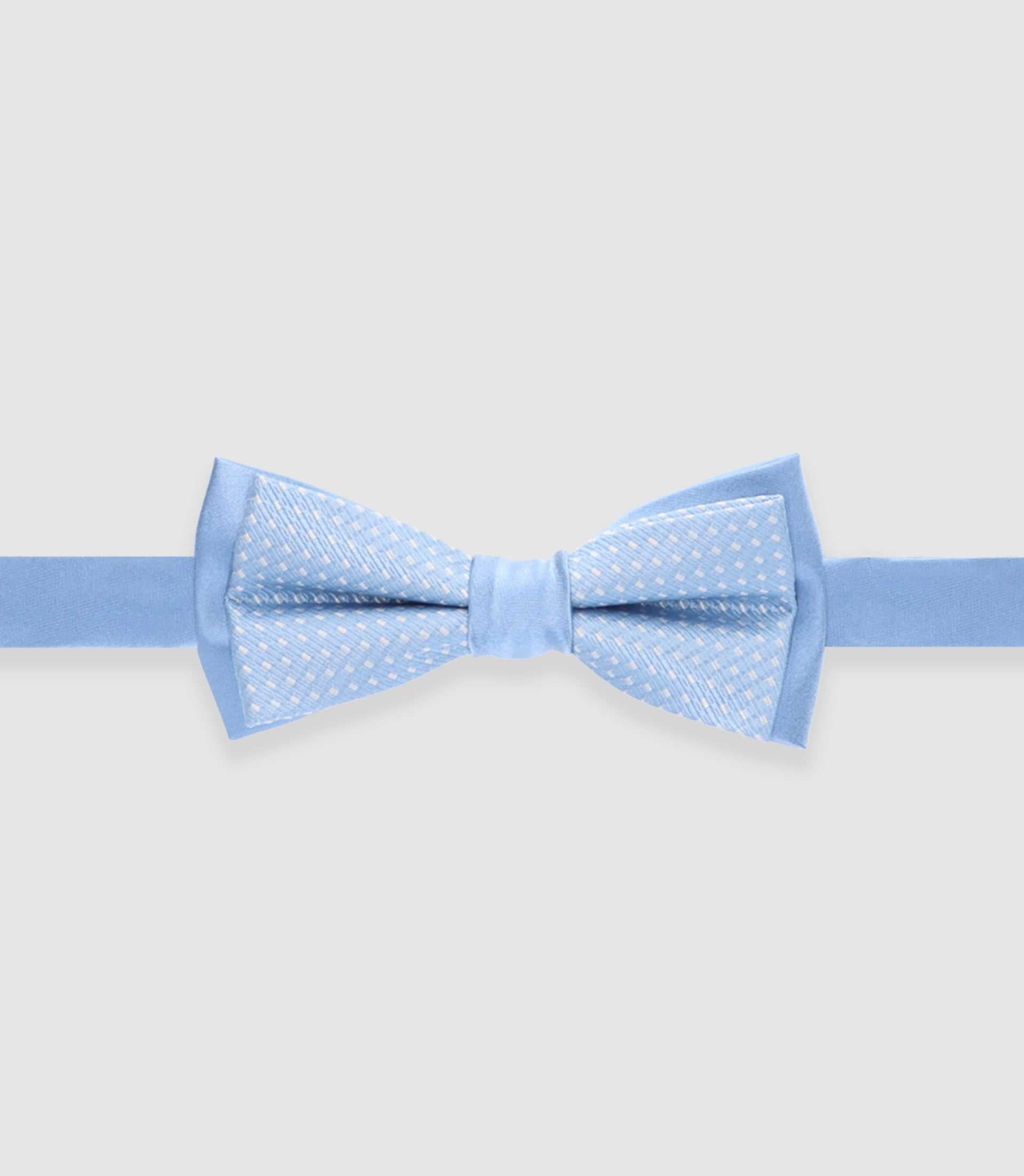 Nœud papillon en soie bleu ciel NPUNIQUE - IZAC