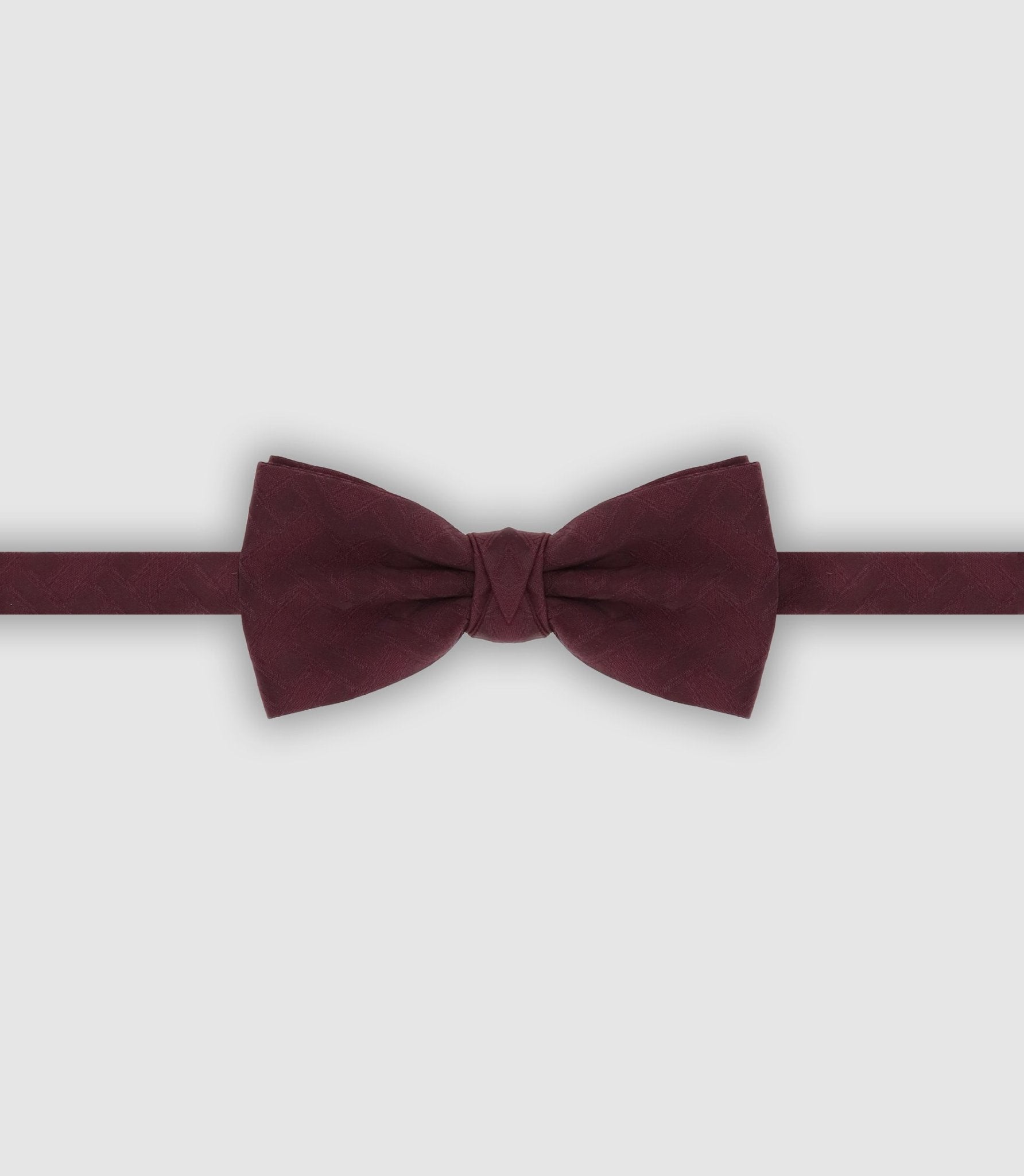 Nœud papillon avec motifs bordeaux - IZAC