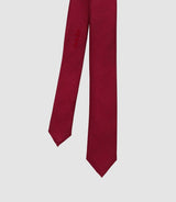 Cravate unie 5cm slim bordeaux MIRAN - IZAC