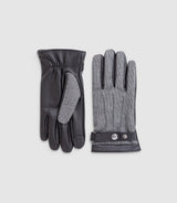 Gants en cuir gris "Zenia" - IZAC