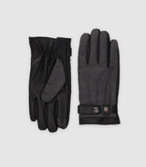Gants en cuir noir UCHEV - IZAC