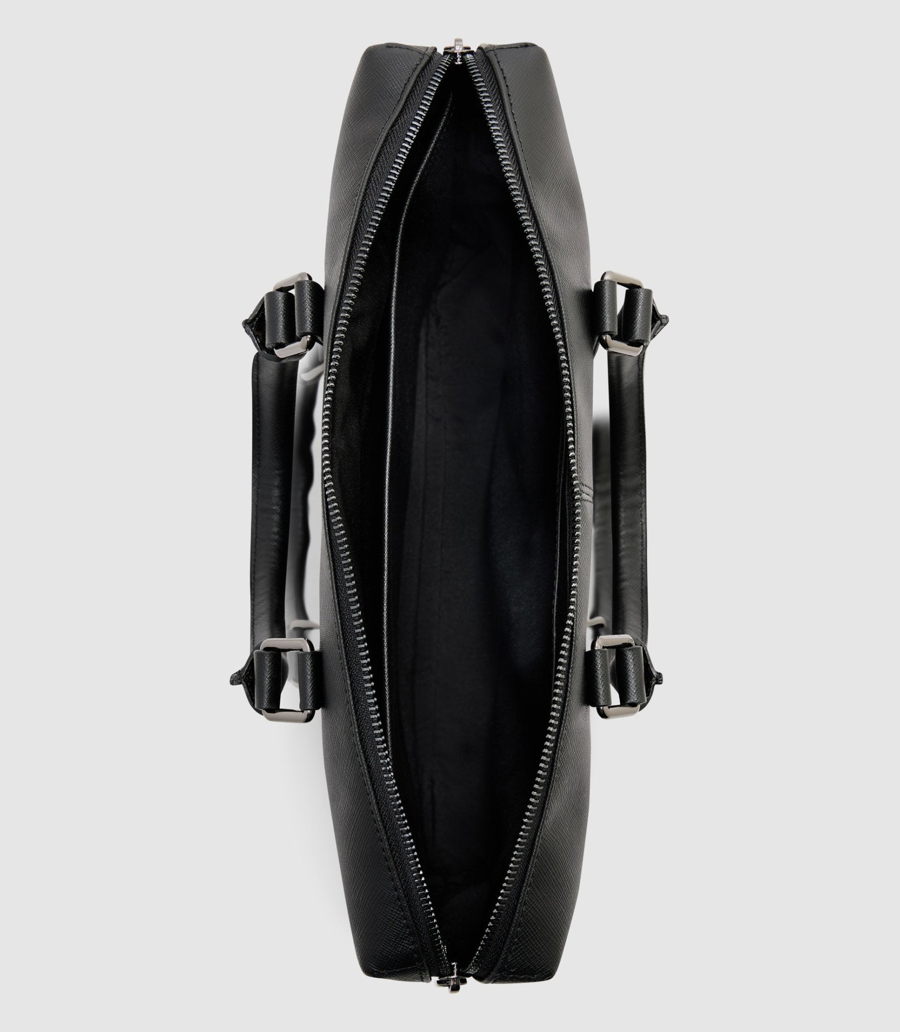 Sac en cuir noir - IZAC