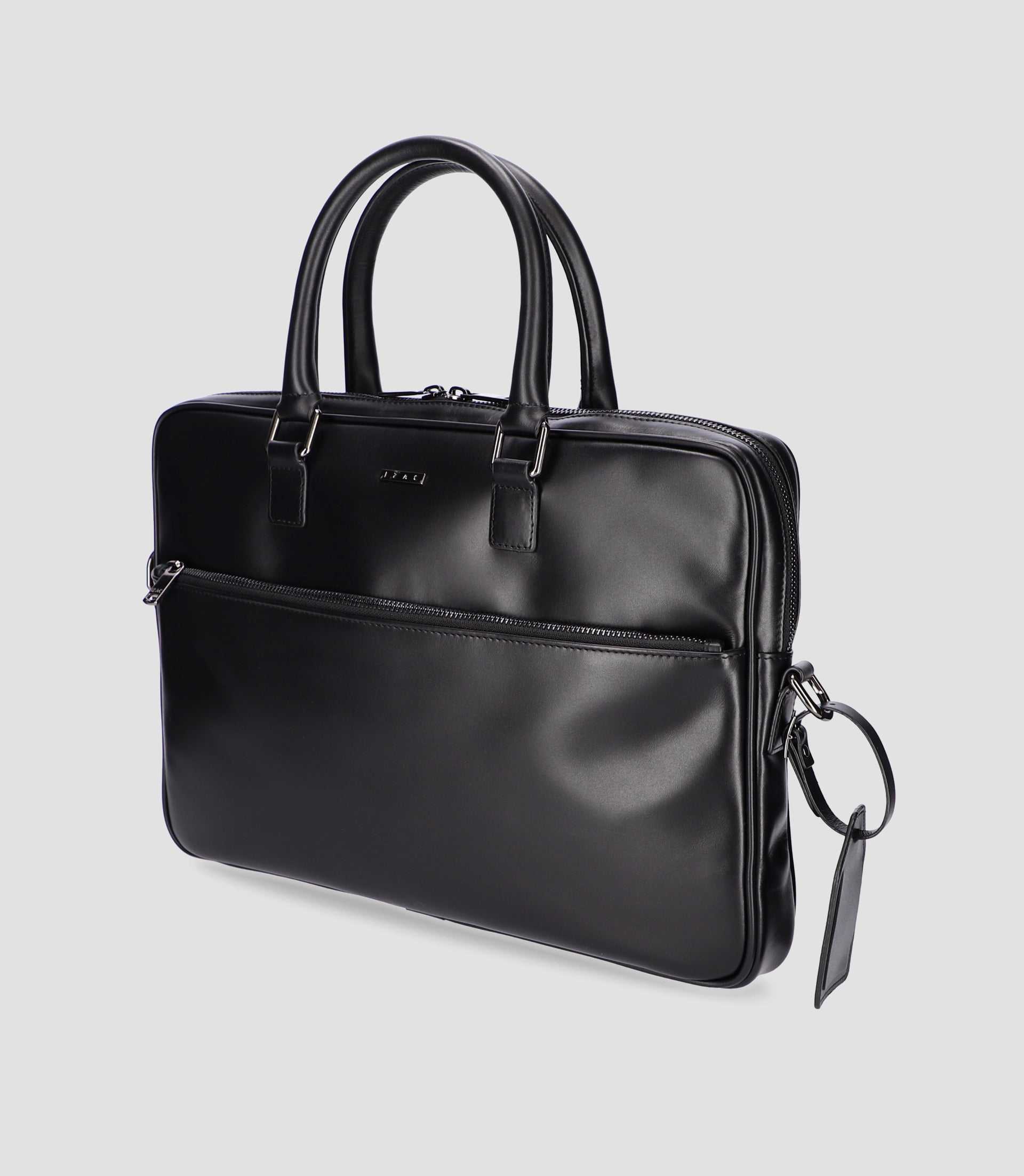 Sac business en cuir noir WENA - IZAC