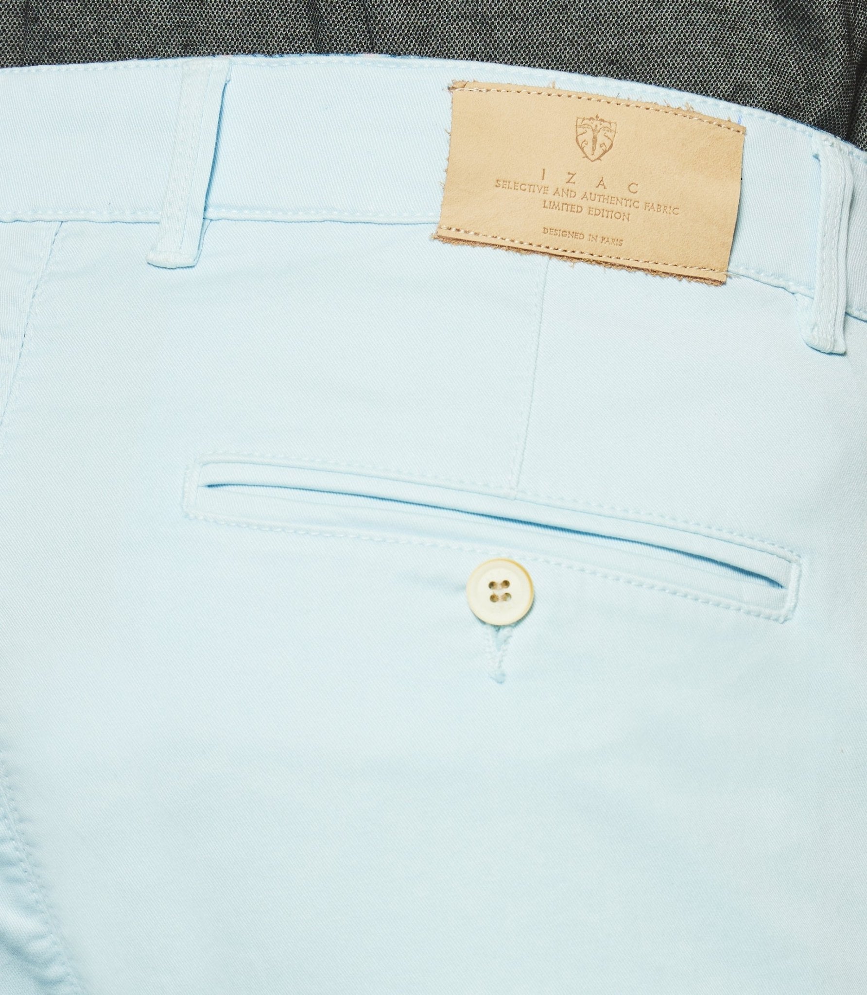 Pantalon slack slim ciel PACHELOR - IZAC