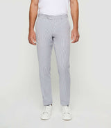 Pantalon ville à rayures blanc "Balao" - IZAC