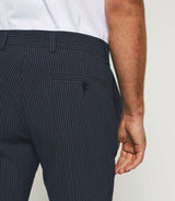 Pantalon ville à rayures marine "Bcode" - IZAC