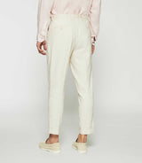 Pantalon ville en lin beige BALICIO - IZAC