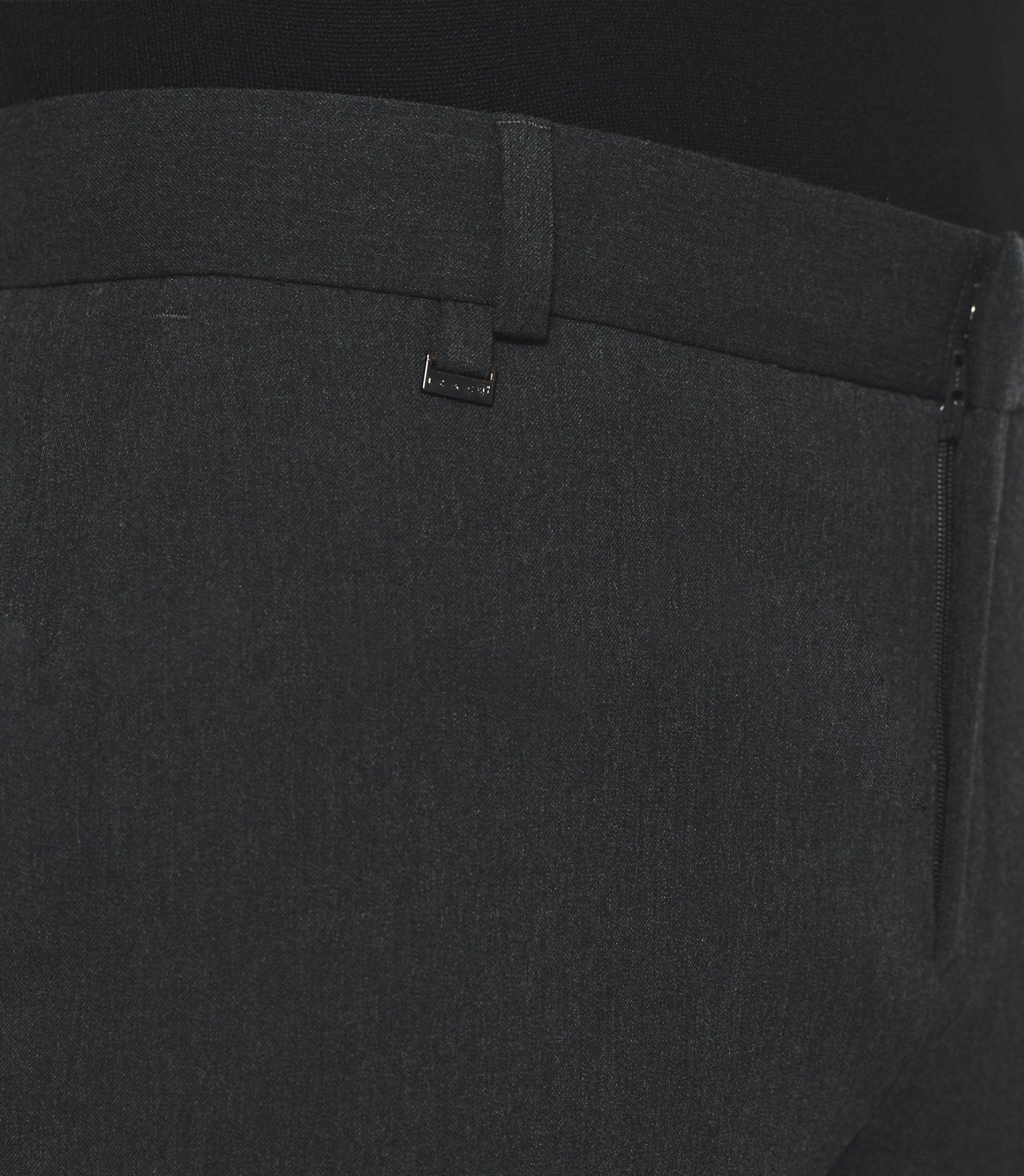 Pantalon ville uni bi - stretch gris moyen FAOR - IZAC